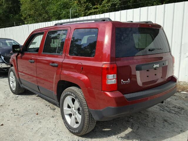 1C4NJPBB2GD681968 - 2016 JEEP PATRIOT SP BURGUNDY photo 3