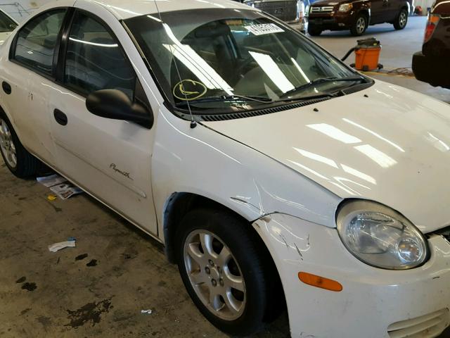 1B3ES26C24D564357 - 2004 DODGE NEON BASE WHITE photo 9