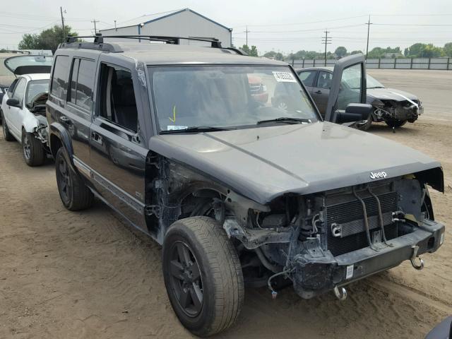 1J8HG48N16C313631 - 2006 JEEP COMMANDER BLACK photo 1