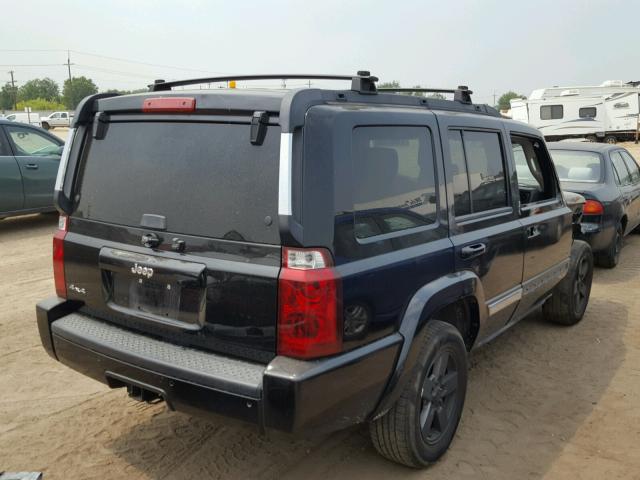 1J8HG48N16C313631 - 2006 JEEP COMMANDER BLACK photo 4