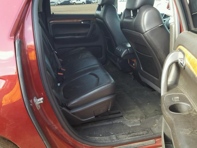 5GZEV23D69J212182 - 2009 SATURN OUTLOOK XR ბურგუნდია ფოტო 6