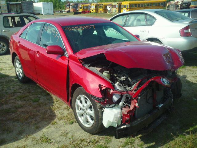 4T4BF3EK1BR114122 - 2011 TOYOTA CAMRY BASE RED photo 1