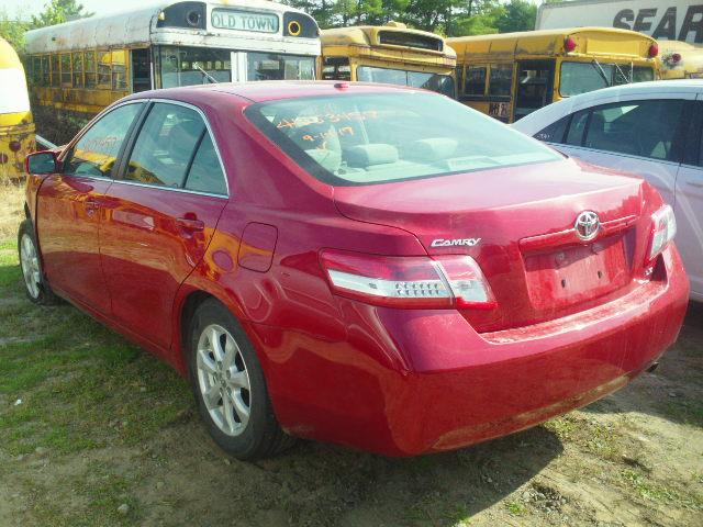 4T4BF3EK1BR114122 - 2011 TOYOTA CAMRY BASE RED photo 3