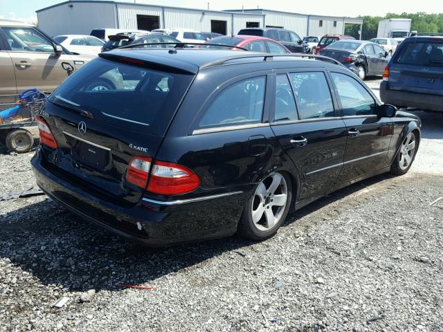 WDBUH83J66X195825 - 2006 MERCEDES-BENZ E 500 4MAT BLACK photo 4