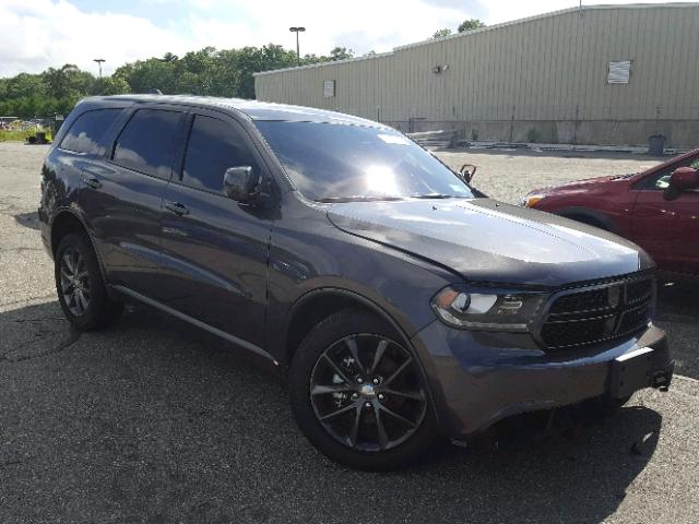 1C4RDJDG8JC345494 - 2018 DODGE DURANGO GT GRAY photo 1