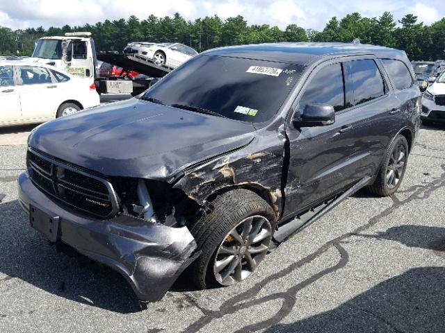 1C4RDJDG8JC345494 - 2018 DODGE DURANGO GT GRAY photo 2