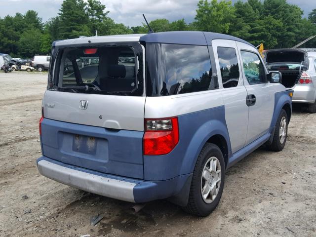 5J6YH28306L027173 - 2006 HONDA ELEMENT LX SILVER photo 4