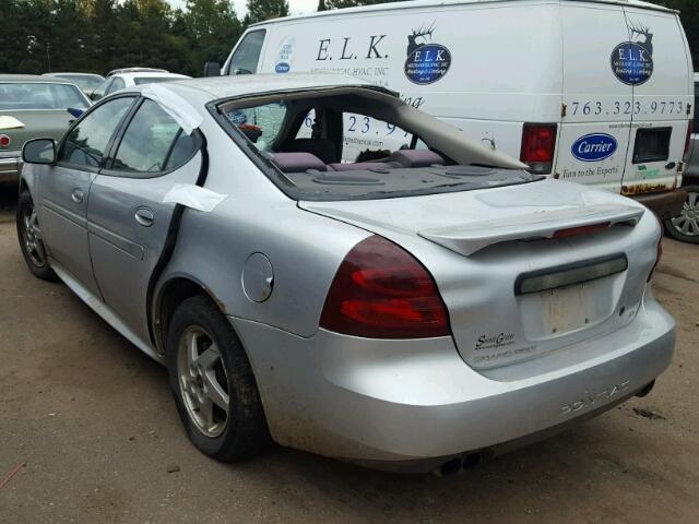 2G2WP522541206771 - 2004 PONTIAC GRAND PRIX Արծաթագույն լուսանկար 3