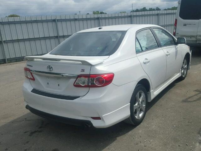 2T1BU4EE2BC684597 - 2011 TOYOTA COROLLA BA WHITE photo 4