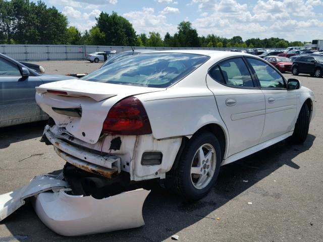 2G2WS522241229147 - 2004 PONTIAC GRAND PRIX WHITE photo 4