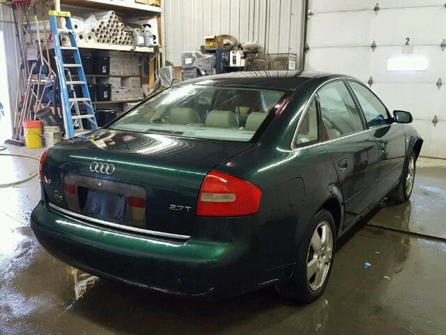 WAUED64B51N051567 - 2001 AUDI A6 2.7T QU GREEN photo 4