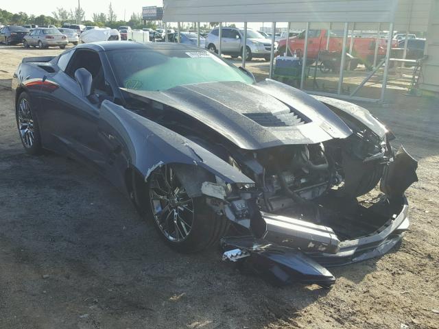 1G1YF2D79E5106583 - 2014 CHEVROLET CORVETTE S GRAY photo 1