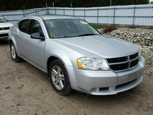 1B3LC56R38N103338 - 2008 DODGE AVENGER SX SILVER photo 1