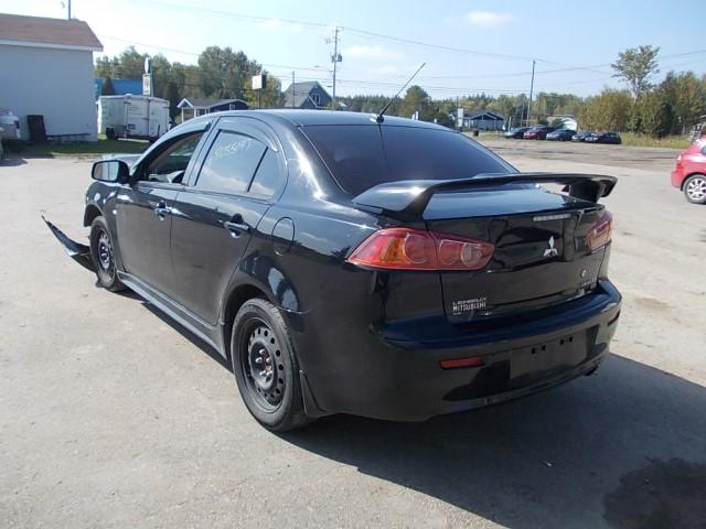 JA3AU86WX9U603092 - 2009 MITSUBISHI LANCER GTS BLACK photo 3