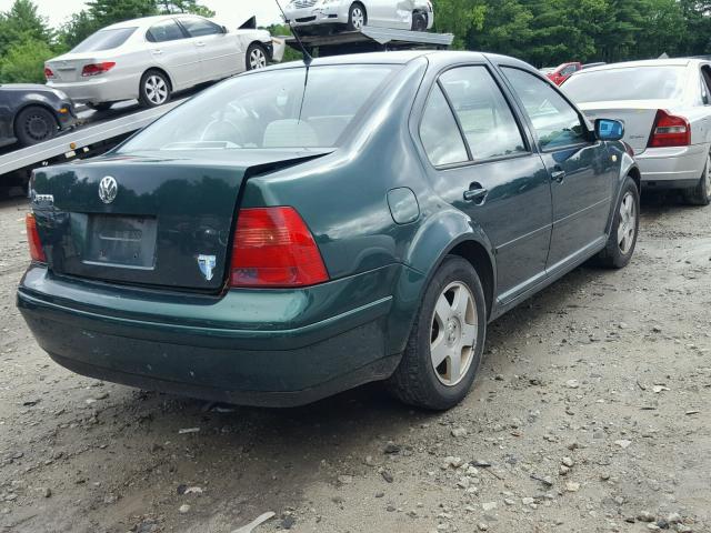 3VWSC29M2YM079517 - 2000 VOLKSWAGEN JETTA GLS GREEN photo 4