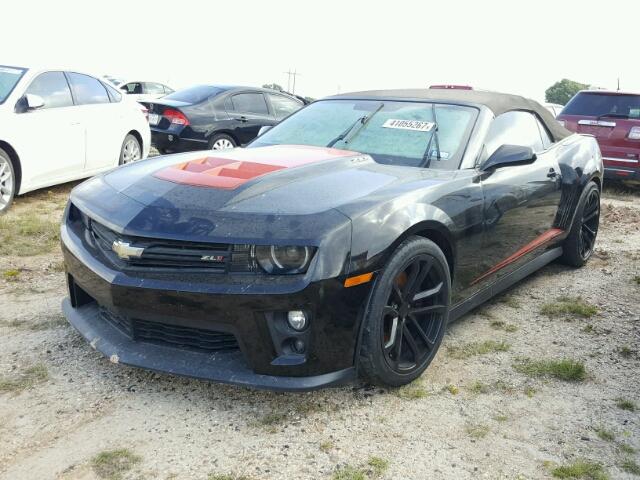 2G1FL3DP2D9805688 - 2013 CHEVROLET CAMARO ZL1 BLACK photo 2