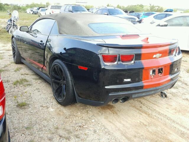 2G1FL3DP2D9805688 - 2013 CHEVROLET CAMARO ZL1 BLACK photo 3