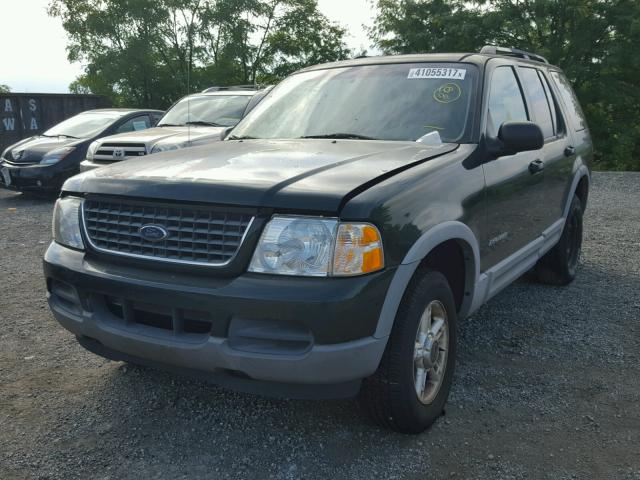 1FMZU63E02UA69395 - 2002 FORD EXPLORER X GREEN photo 2