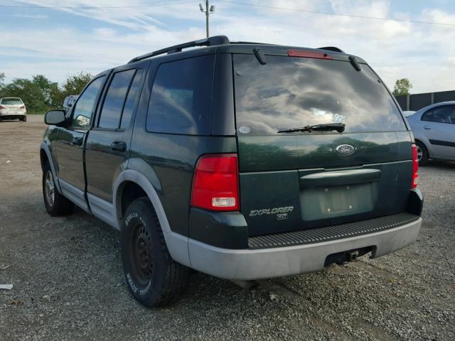 1FMZU63E02UA69395 - 2002 FORD EXPLORER X GREEN photo 3