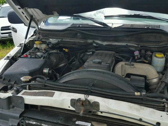 3D7KU28C44G236178 - 2004 DODGE RAM 2500 S WHITE photo 7