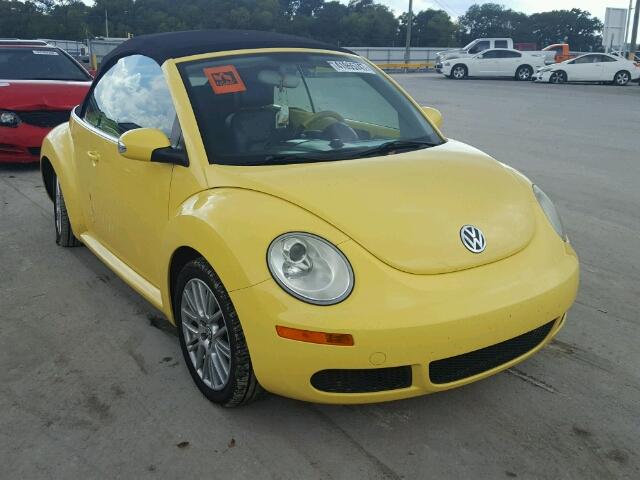 3VWRF31Y27M407155 - 2007 VOLKSWAGEN NEW BEETLE ყვითელი ფოტო 1