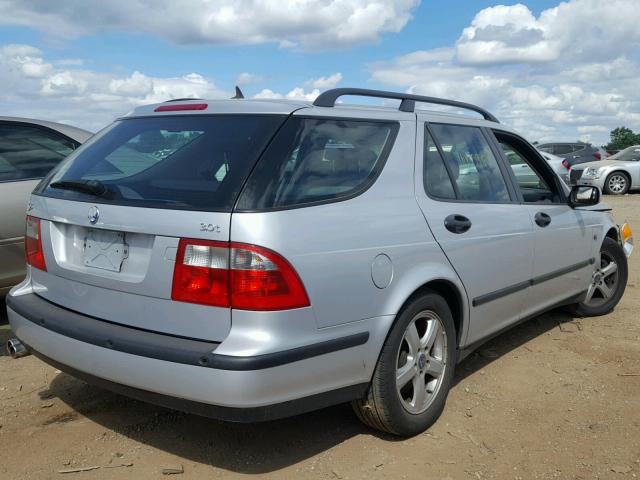 YS3ED59Z623033801 - 2002 SAAB 9-5 ARC SILVER photo 4