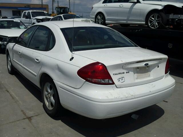 1FAFP53U96A242733 - 2006 FORD TAURUS SE WHITE photo 3