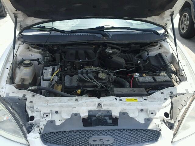 1FAFP53U96A242733 - 2006 FORD TAURUS SE WHITE photo 7