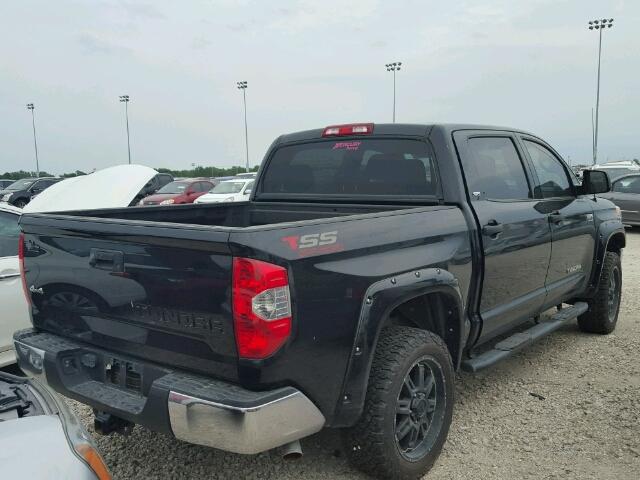 5TFDW5F18EX386677 - 2014 TOYOTA TUNDRA CRE BLACK photo 4