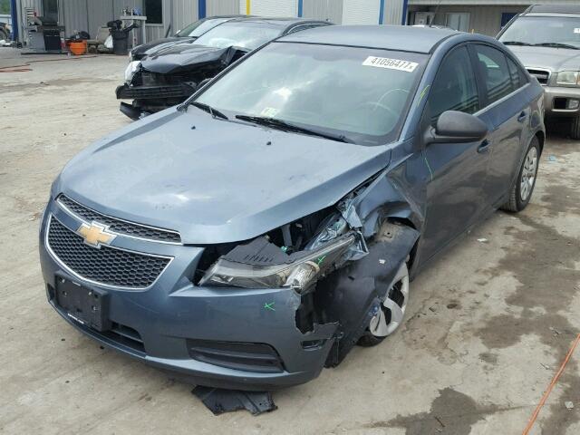 1G1PD5SH9C7261814 - 2012 CHEVROLET CRUZE LS BLUE photo 2