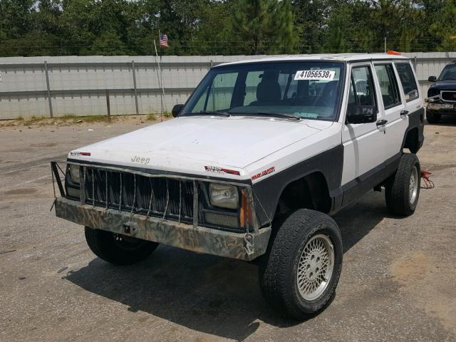 1J4FT78S8SL618081 - 1995 JEEP CHEROKEE C WHITE photo 2