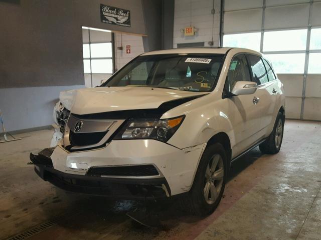 2HNYD2H22CH506366 - 2012 ACURA MDX WHITE photo 2