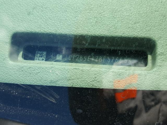 1G1ZB5E17BF376638 - 2011 CHEVROLET MALIBU LS ლურჯი ფოტო 10