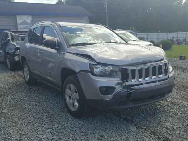 1C4NJCBA7GD543794 - 2016 JEEP COMPASS SP SILVER photo 1