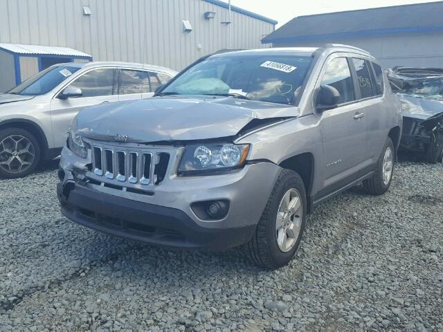 1C4NJCBA7GD543794 - 2016 JEEP COMPASS SP SILVER photo 2