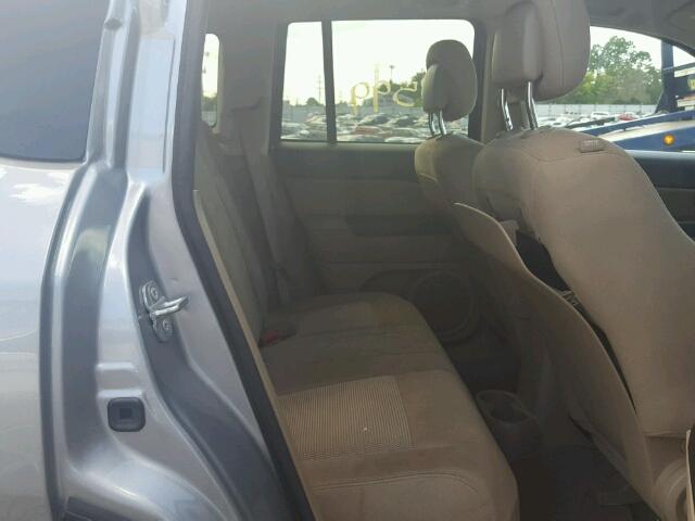 1C4NJCBA7GD543794 - 2016 JEEP COMPASS SP SILVER photo 6