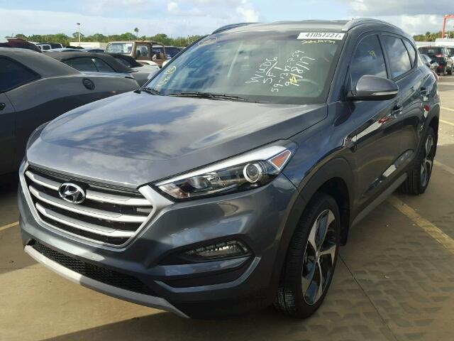 KM8J33A24HU367979 - 2017 HYUNDAI TUCSON LIM GRAY photo 2