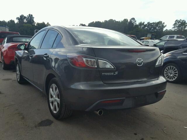 JM1BL1SG4A1139964 - 2010 MAZDA 3 I GRAY photo 3