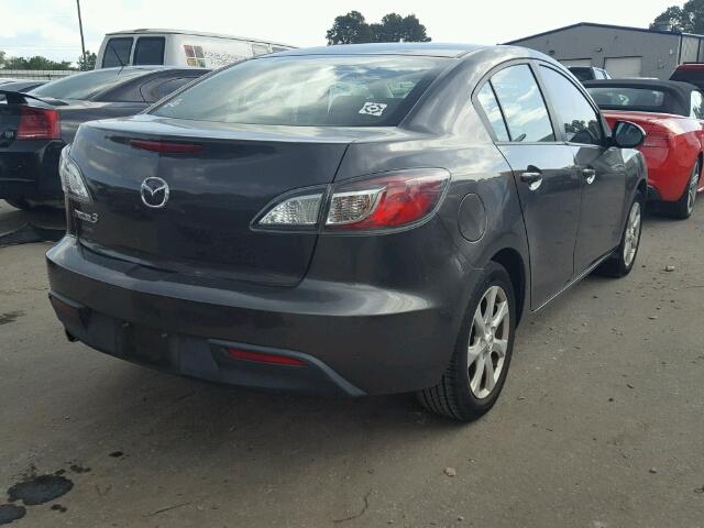 JM1BL1SG4A1139964 - 2010 MAZDA 3 I GRAY photo 4