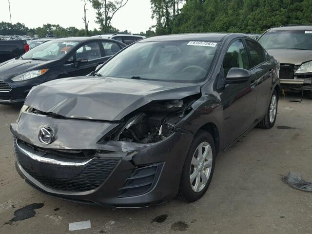 JM1BL1SG4A1139964 - 2010 MAZDA 3 I GRAY photo 9