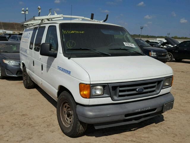 1FTRE14W16HA60117 - 2006 FORD ECONOLINE WHITE photo 1