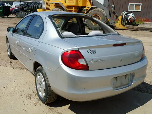 1P3ES46C71D141733 - 2001 PLYMOUTH NEON BASE SILVER photo 3
