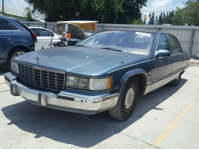 1G6DW52PXSR700214 - 1995 CADILLAC FLEETWOOD BLUE photo 2