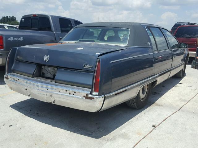 1G6DW52PXSR700214 - 1995 CADILLAC FLEETWOOD BLUE photo 4