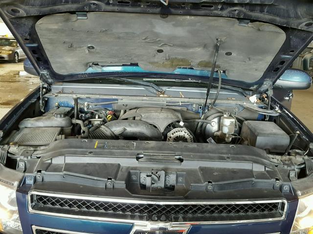 3GNEC12J27G106603 - 2007 CHEVROLET AVALANCHE BLUE photo 7