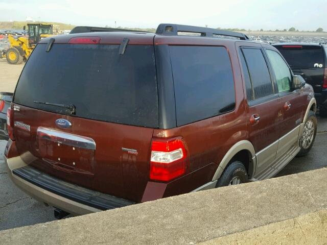 1FMFU17547LA54413 - 2007 FORD EXPEDITION BROWN photo 4