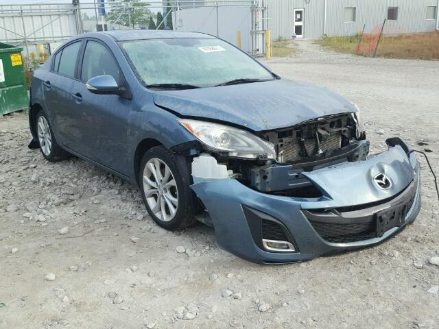 JM1BL1S5XA1108796 - 2010 MAZDA 3 S BLUE photo 1