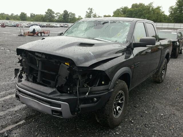 1C6RR7YT2GS386723 - 2016 RAM 1500 REBEL შავი ფოტო 2