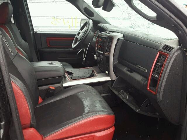 1C6RR7YT2GS386723 - 2016 RAM 1500 REBEL შავი ფოტო 5