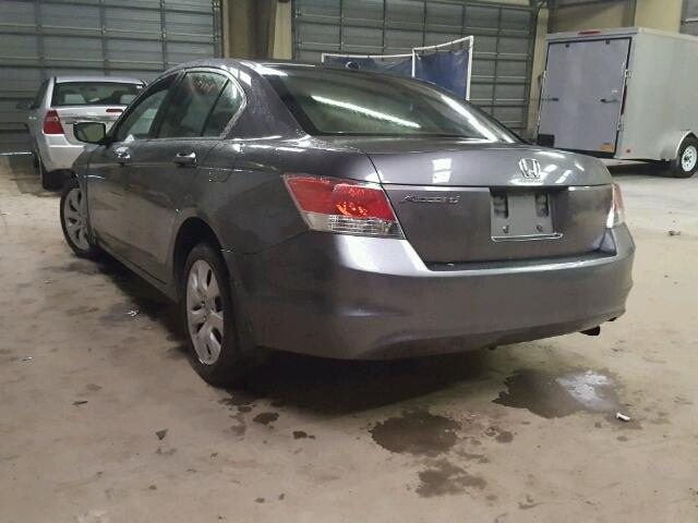 1HGCP26898A139603 - 2008 HONDA ACCORD EXL GRAY photo 3